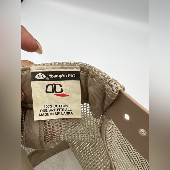 Vintage trucker hat funny quote about age, tan NWT, SnapBack mesh cap - Picture 6 of 8